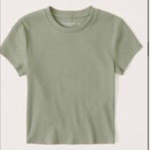 Abercrombie Ribbed Crew Tee